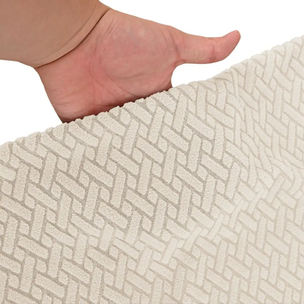 Thickened Chair Cover with Skirt Stretchable Breathable Elastic Chair Cover Pet-Resistant Dust-Proof Dining Chair Cover Home Use