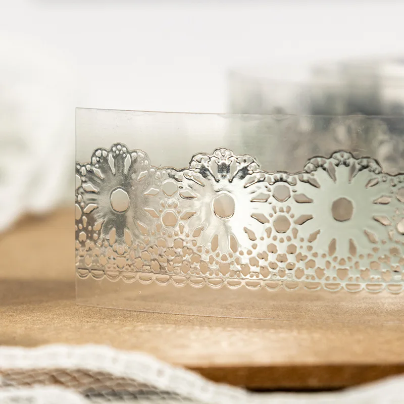 

1pcs/1lot Decorative Adhesive Tapes Yinyu lace Junk Journal Japanese Masking Scrapbooking Stickers