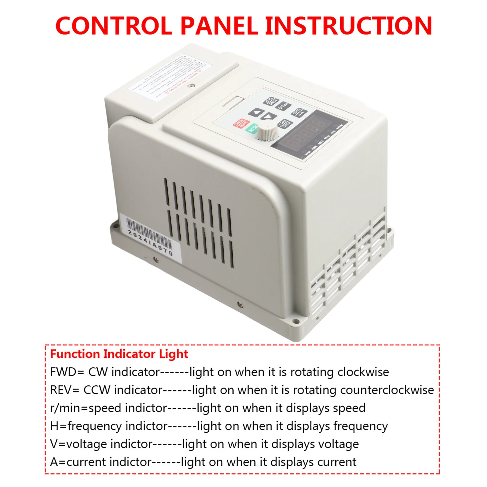 Inverter Frequency Converter VFD Drive Professional High Accuracy Single to 3 Phase Low Noise for Motor Speed Control AC Motor