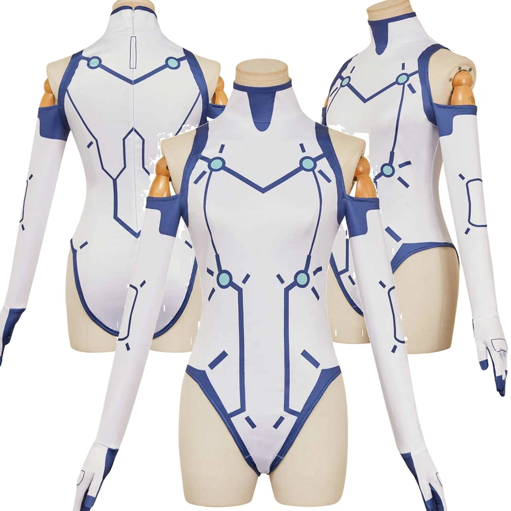 

Vemola Jumpsuit Cosplay Costume Anime Dandadan Adult Roleplay Bodysuit Socks Outfit for Halloween Carnival Party Disguise Suit