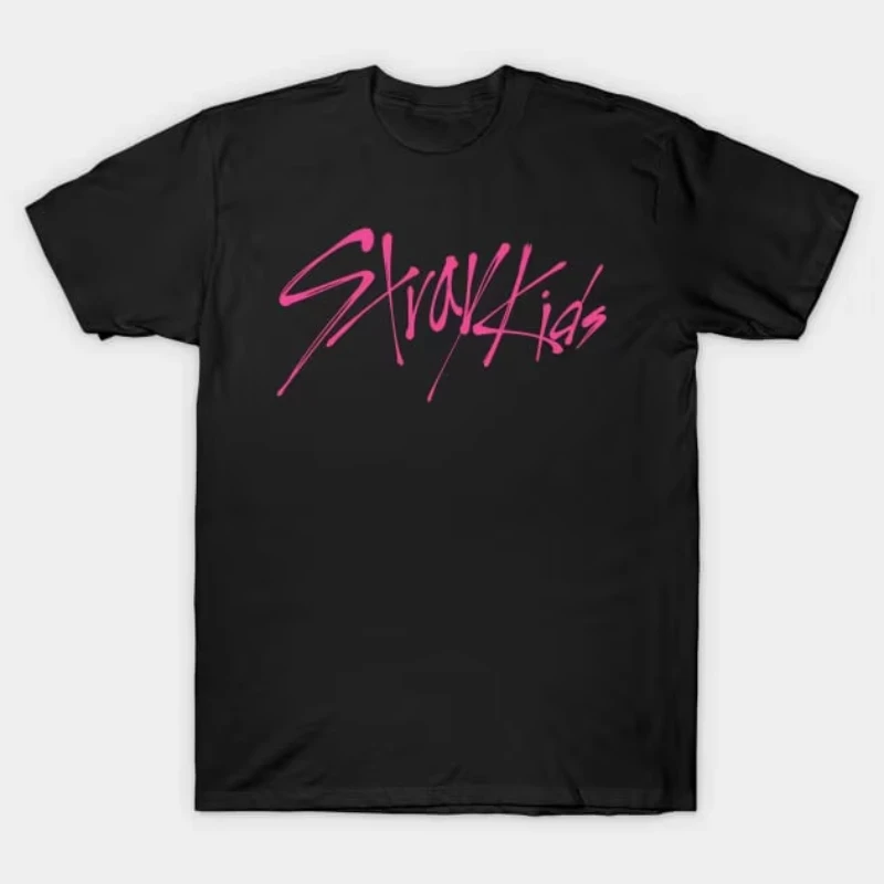 KPOP Stray Kids High quality Cotton T-shirt O Neck Tees Short Sleeve Tops Elegant Men Women Clothing Classic Unisex T Shirt