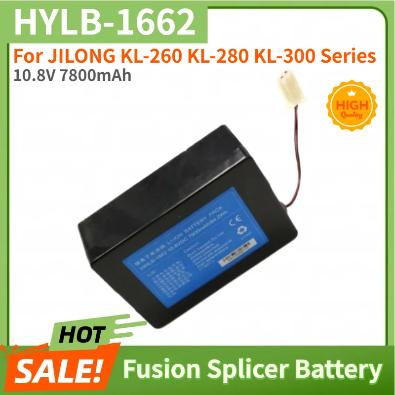 HYLB-1662 High Quality Battery 10.8V 7800mAh for JILONG KL-260 KL-280 KL-300 Series Fusion Splicer Brand New Replacement Battery