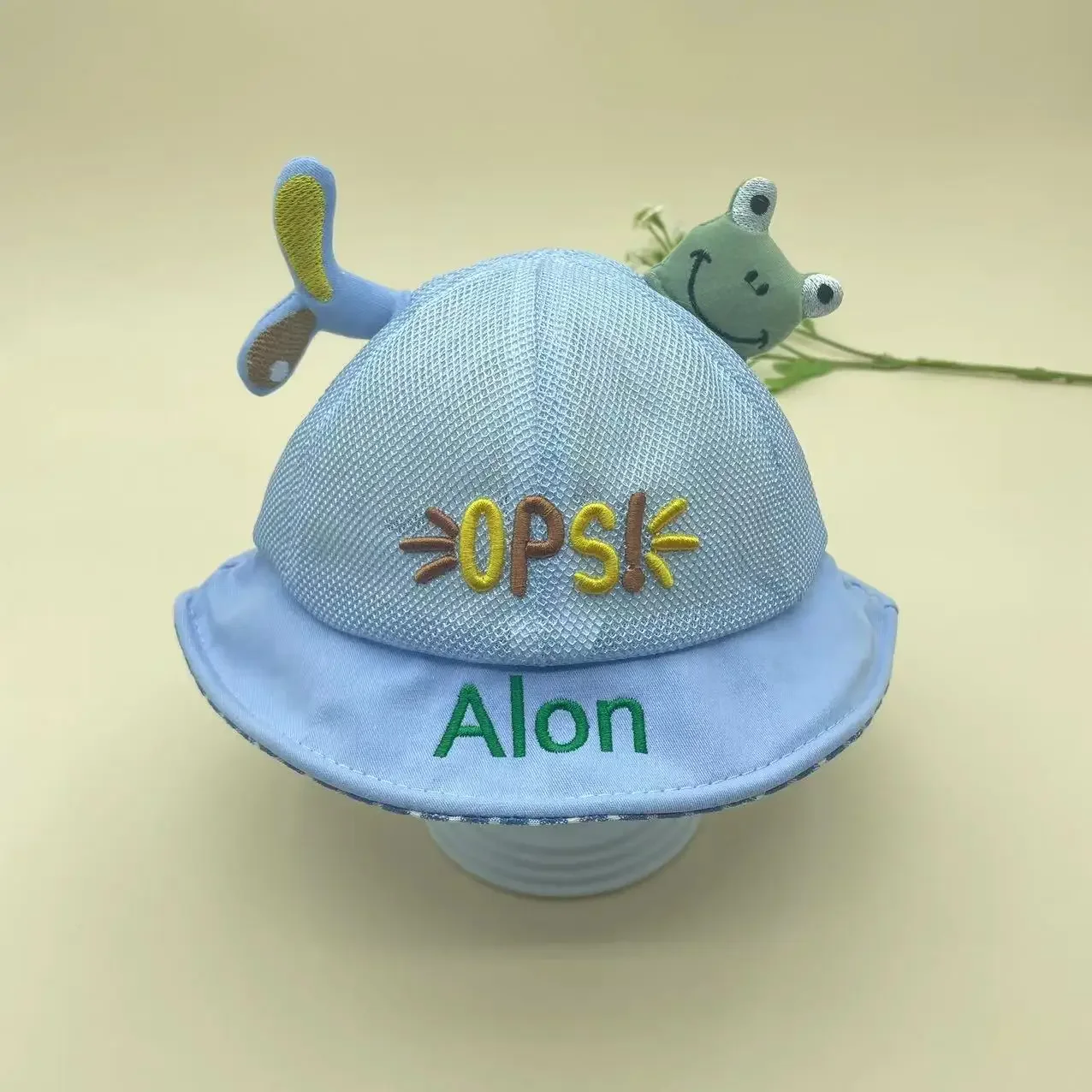 Personalized Baby Hat Name Thin Hat For Boy Breathable Cap Sun Hat Kids Girls Fisherman Hat Child New Born Hat With Custom Logo