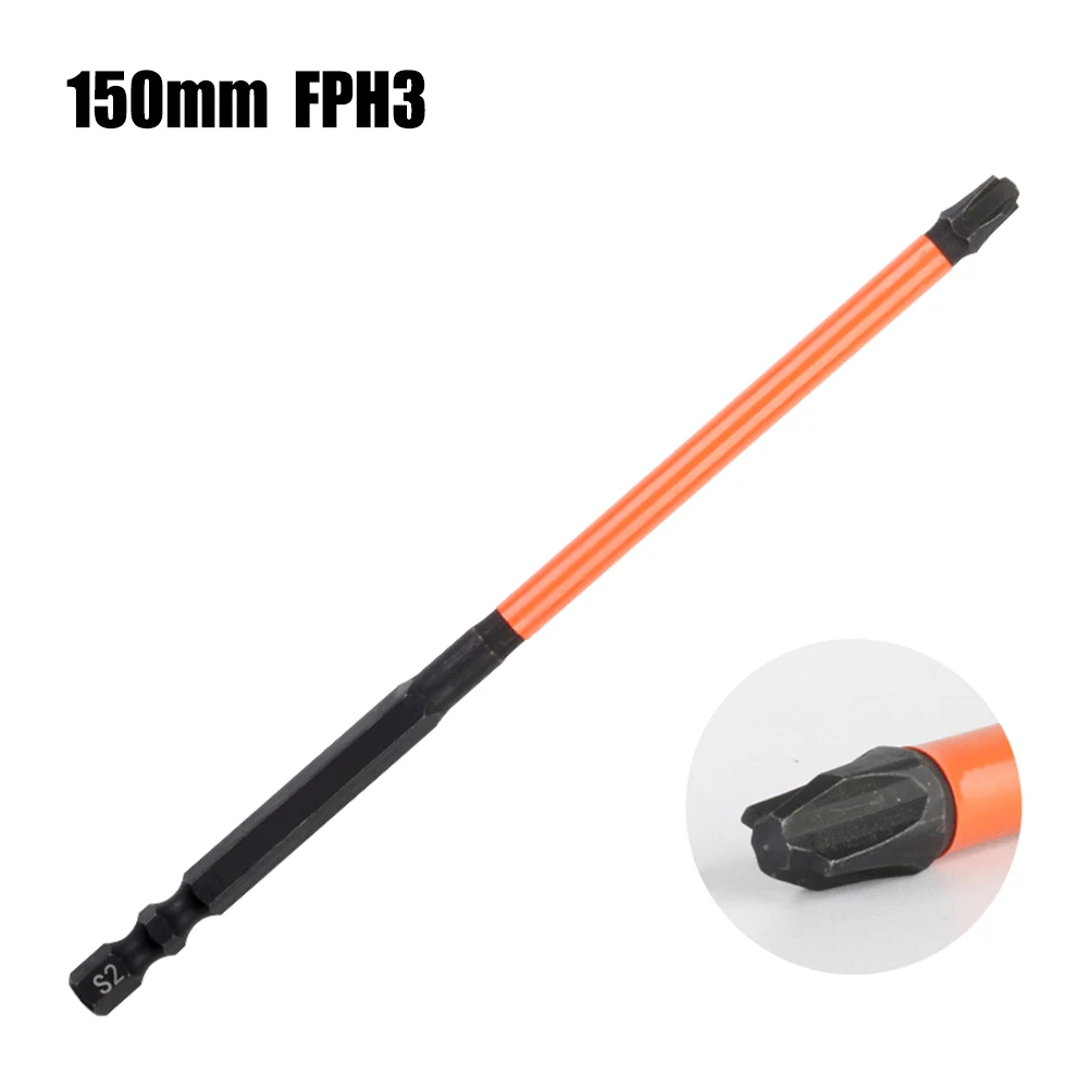 Special Magnetism Cross Screwdriver Bit FPH1 FPH2 FPH3 Nutdrivers 65-150mm For Socket Switch Power Tools