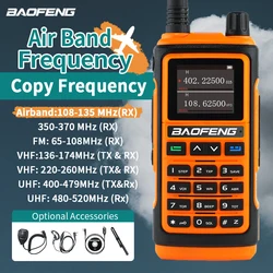 BaoFeng UV-17 멀티밴드 워키토키 에어밴드 주파수, 오리지널 강력한 햄 충전기, 장거리 UHF VHF 양방향 휴대용 라디오