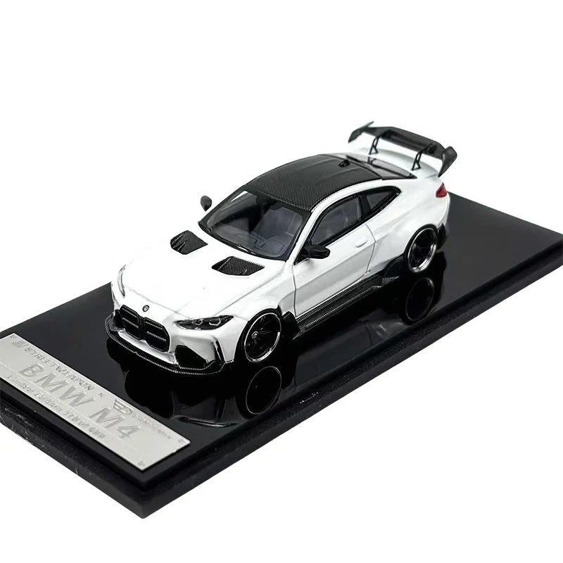 SW Diecast escala 1/64 BMW liga modelo carros BMW M4 jogar veículos brinquedos para meninos presente caixa original