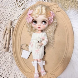 Blythe doll clothes maglione gonna set fatto a mano 28-30cm OB22 OB24 AZONE Dress per accessori per bambole Blyth