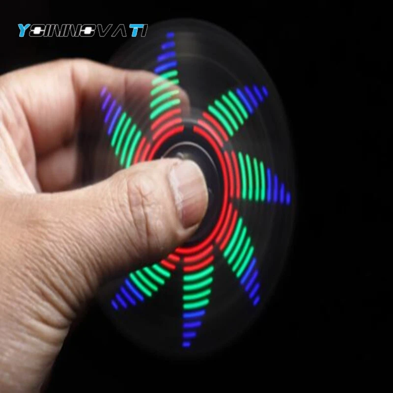 DIY Fidget Top Kit Fingertip Gyros With LED Light DIY Soldering Project Practice Solder Assembly DIY Electronic Kit