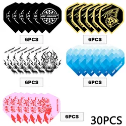 Fox Smiling Darts Flights 30PCS Darts Tail Wing Dart Accessories Fits Most Darts