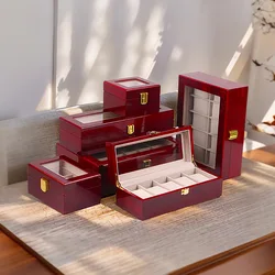 WellZone Classical Style Lacquer Watch Box Jewelry Box Wholesale Large Capacity Jewelry Storage Box Watch Display Case
