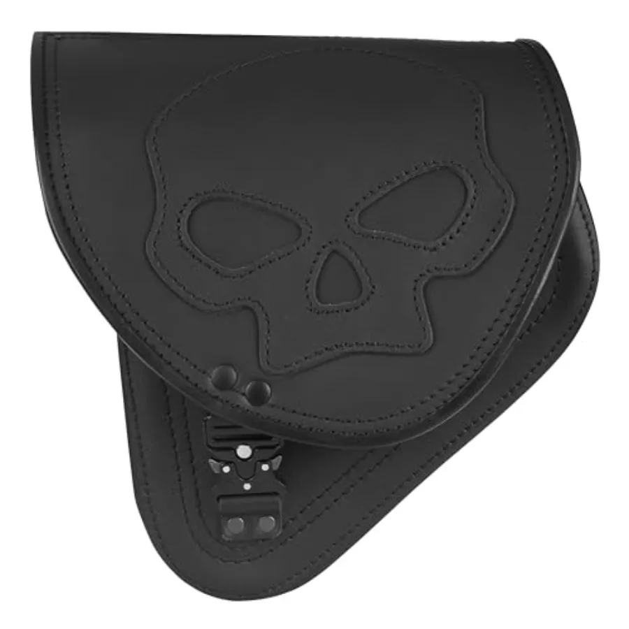 

Сумка-качалка Diablo Skull Blackline для каркаса Hardtail, аксессуары для мотоциклов, совместимые с Harley Davidson Fatboy Breakout