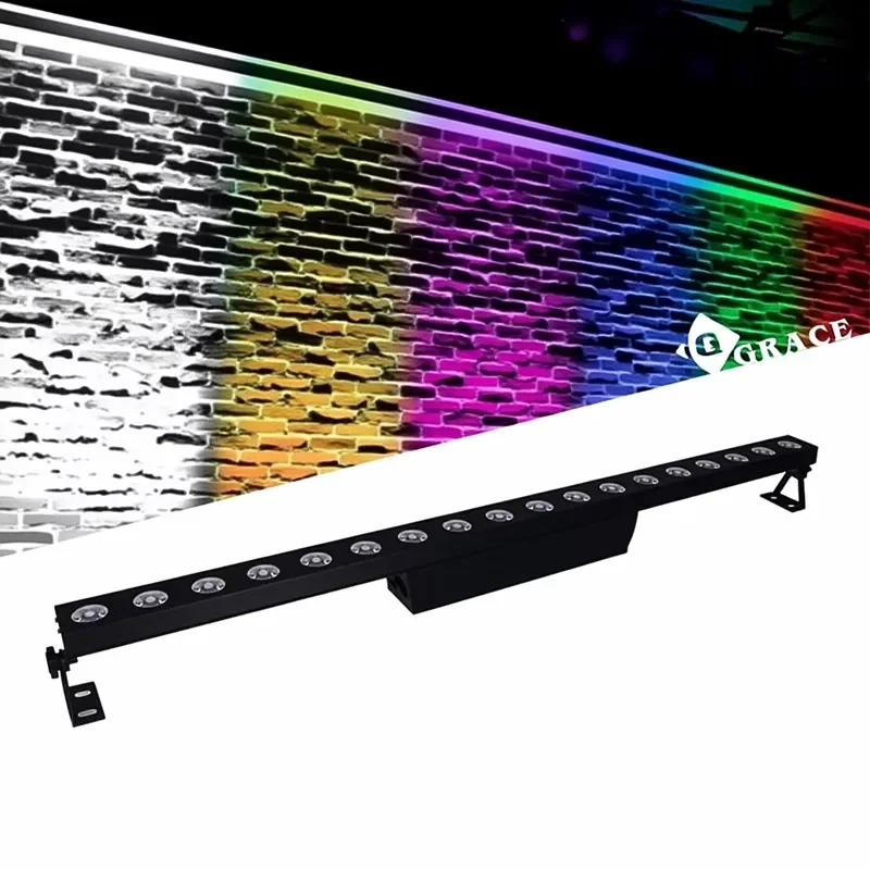 for Igracelite 18x4W 4in1 LED Wall Washer Light Indoor Club DJ Show Event RGBW