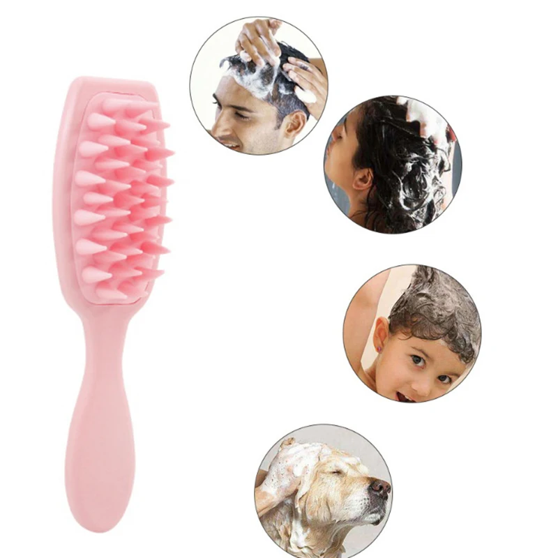 Long Handle Air Bag Shampooing Comb Massage Head Scalp Combing Meridian Massage Brush Household Bath Brush Scrubber Accessories