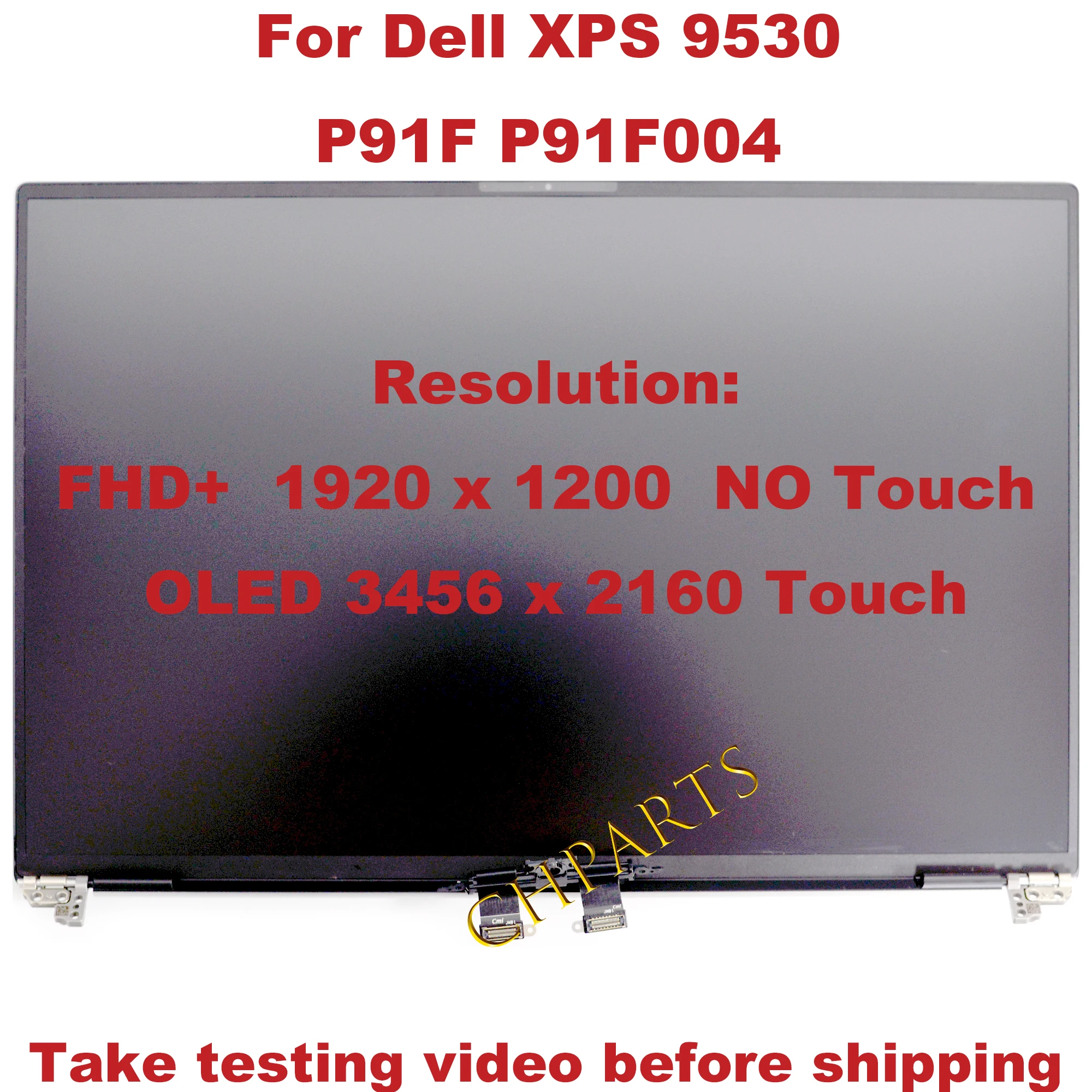 

ЖК-дисплей 15,6 дюйма FHD + 1920*1200 для Dell XPS 9530 P91F P91F004, сенсорный экран, замена, полная сборка, серебристый