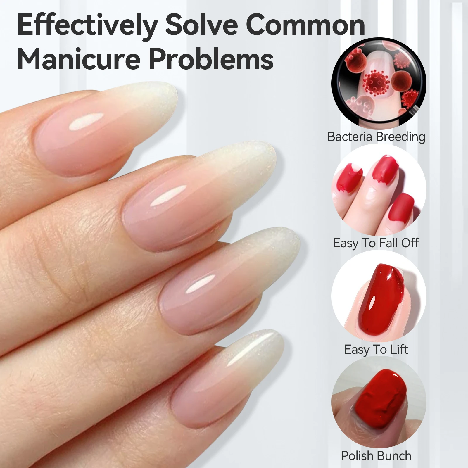 BORN PRETTY 2PCS Disidratatore-Primater Kit Gel per unghie Poiish Senza acidi Primer per legame naturale Prep Asciugatura all'aria per forniture UV acriliche