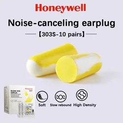 10pairs】 Honeywell Comfort Earplugs Anti-Noise Earplugs Sleep Noise Reduction Ear Protector Sleep Soft Foam Earplugs Anti-Noise