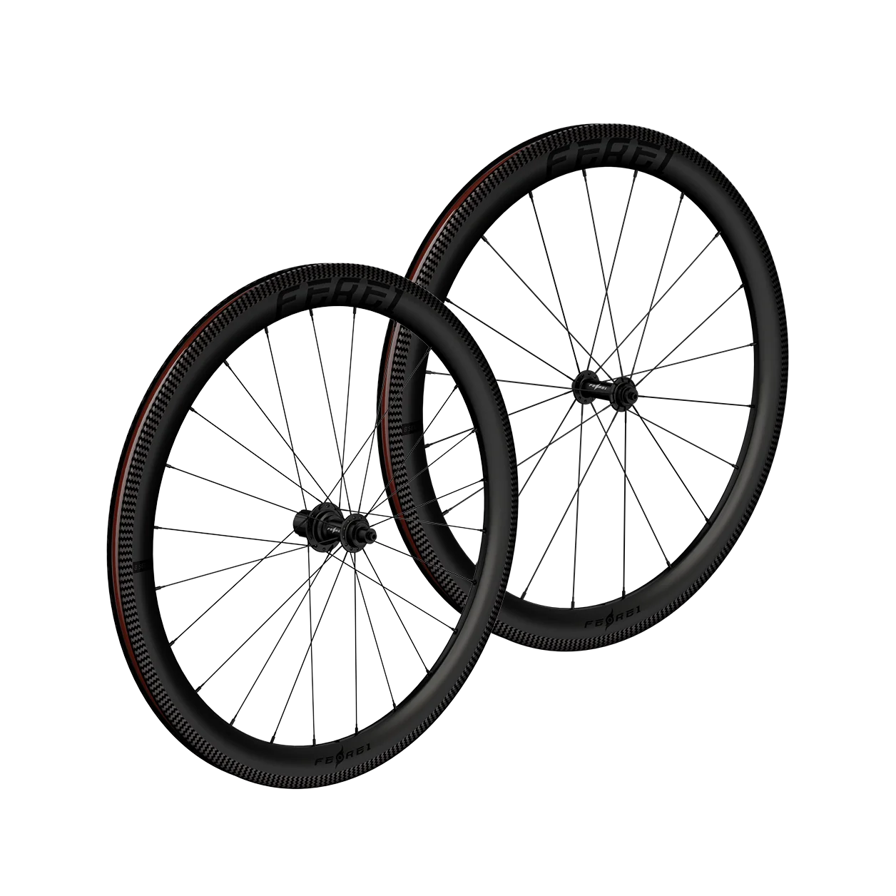 

YTYIN Carbon Road Bike Wheelset 700C Rim Depth 50mm 21mm Width V Brake Tubeless Lightweight