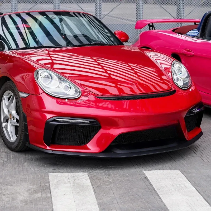 Suitle  2006-2012  987 upgrd GT4 front bumper body kit PP material car grille