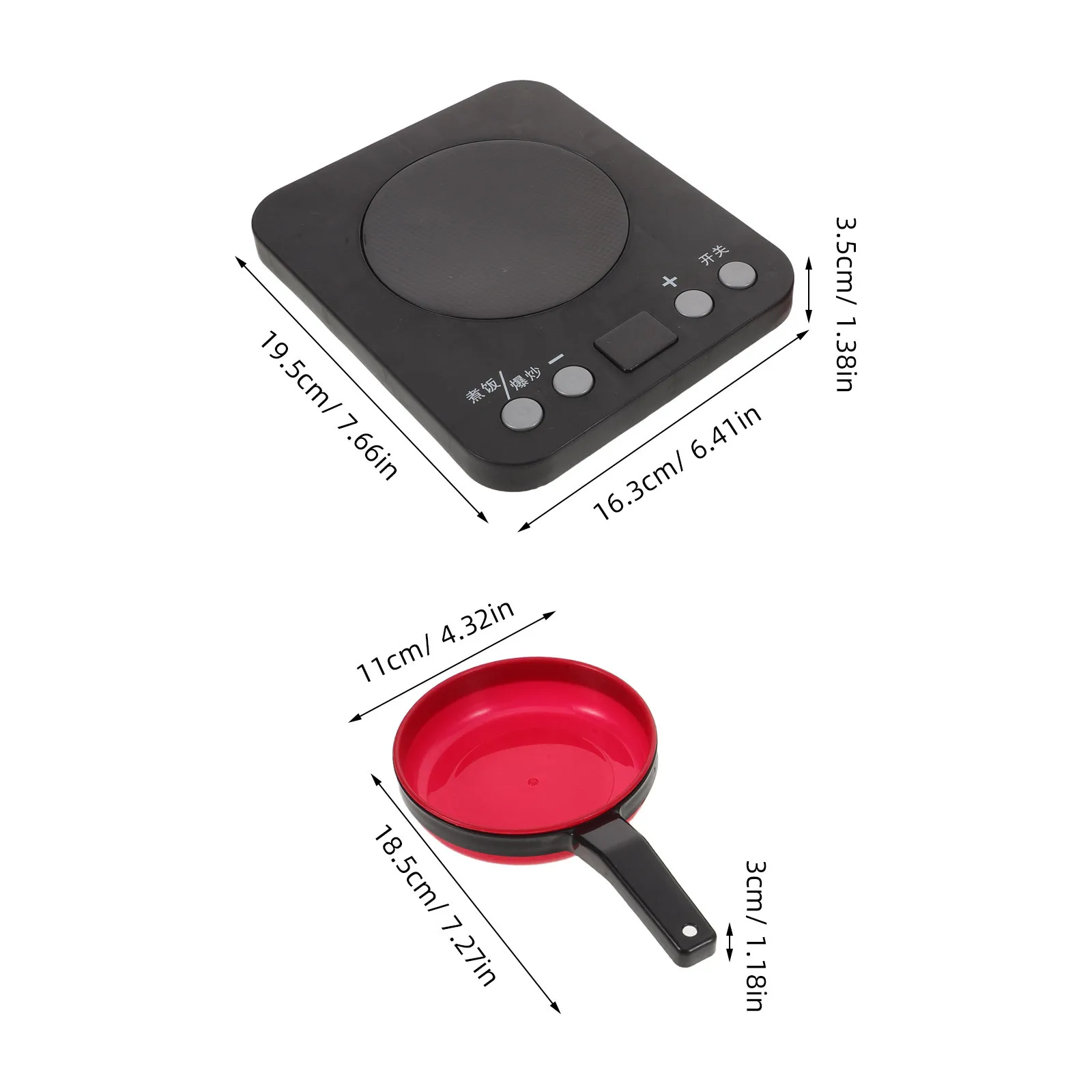 مجموعة واحدة من ألعاب المطبخ الواقعية للطباخ التعريفي للأطفال، ملحقات ضوء الصوت، أجهزة لعب الأدوار للطهي