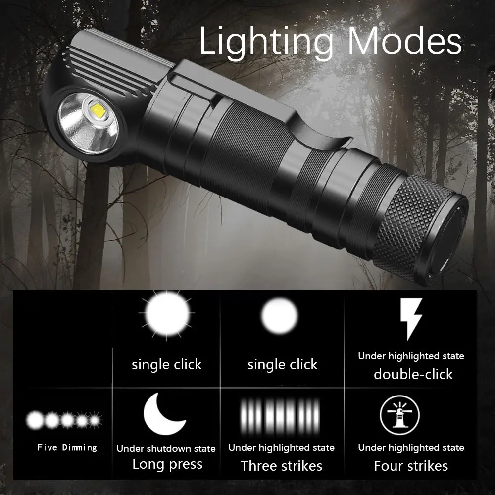 Linterna LED SST40 carga magnética imán trasero indicador de potencia - imagen 2