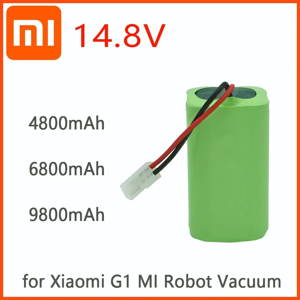 4800mAh Xiaomi Original 14.8V Li-Ion Battery for Xiaomi G1 MI Robot Vacuum Mop Essential MJSTG1 Robot Vacuum Cleaner Accessories