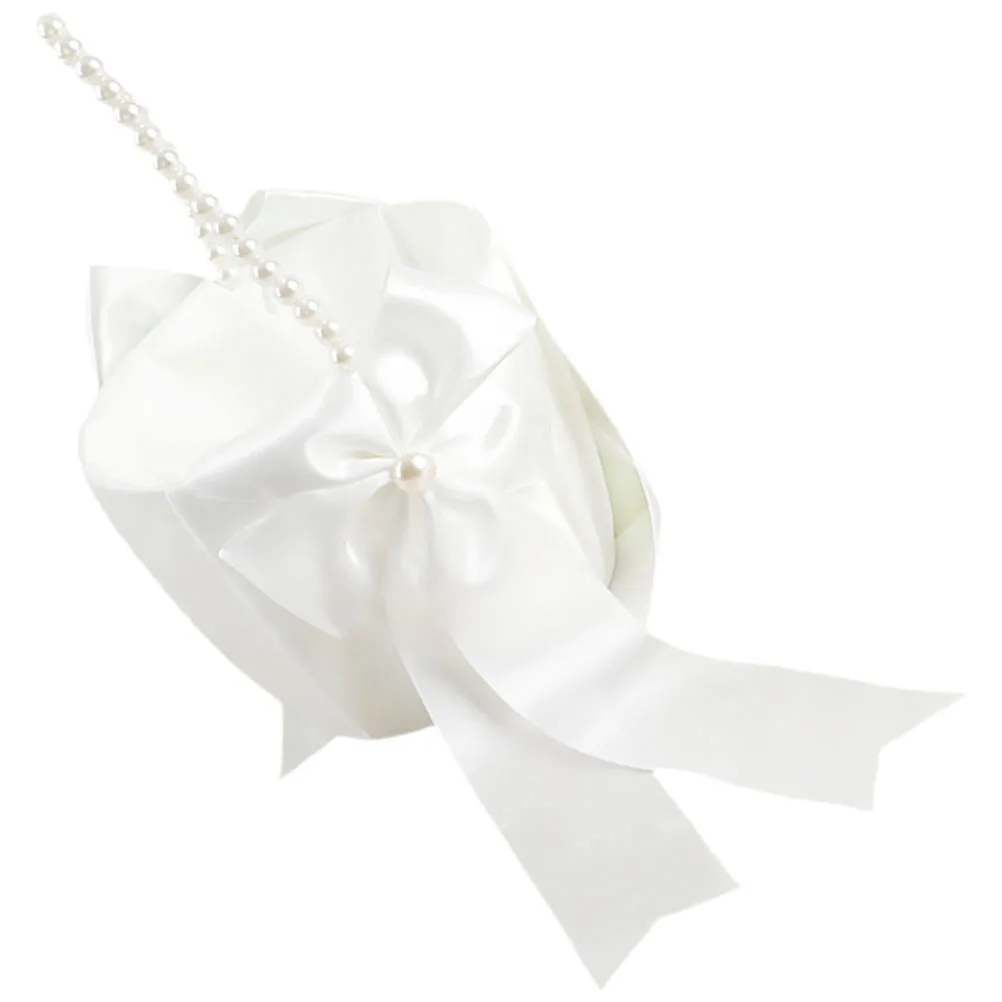 

Western Style Flower Handheld Basket For Wedding Flower Girl Petal Basket Decorative Ornament Party Decoration Storage Bin