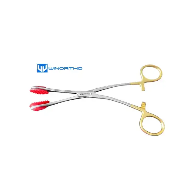 Youngs Tongue Forceps weterynaryjne instrumenty ortopedyczne narzędzia dla zwierząt domowych śruby blokujące płytę kostną chirurgiczne prcl bluesao