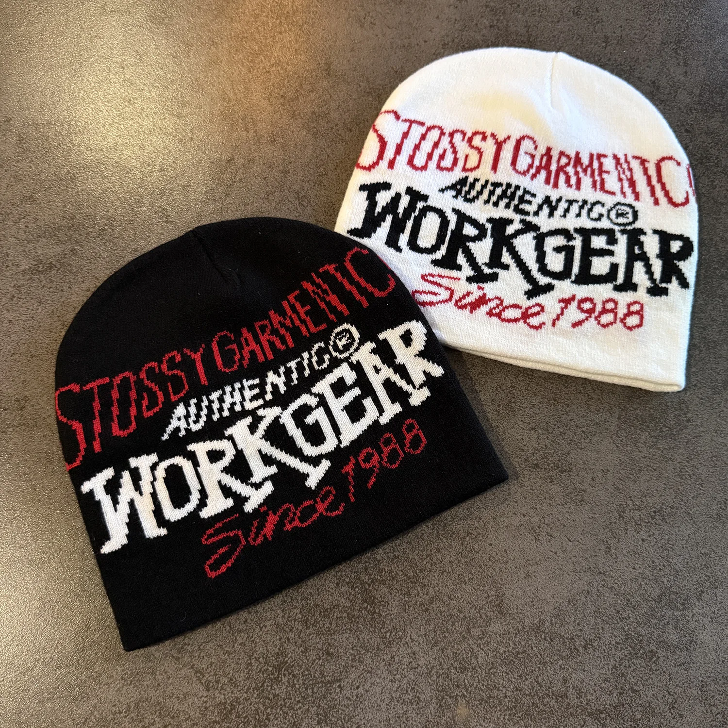 قبعة محبوكة بحروف شارع الهيب هوب الأمريكية للرجال والنساء، ألوان متباينة دافئة، بلوفر تزلج عصري رائع وقبعة باردة