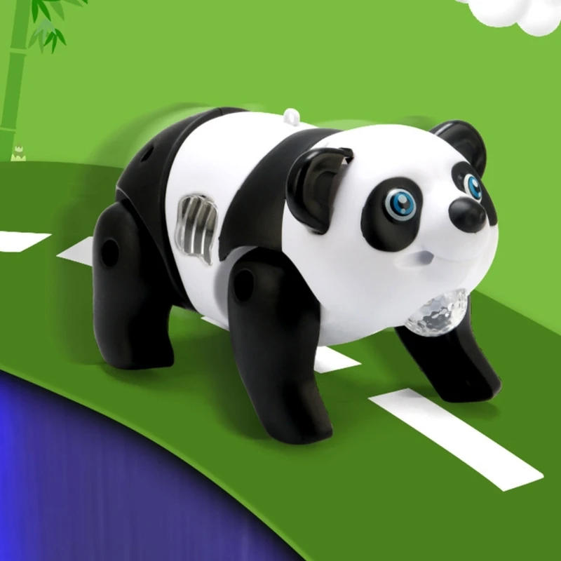 Stylish Forests Adventure Panda And Baby Model Sturdy Plastic Animal Figurines Fashion Accessory for Kids Collections