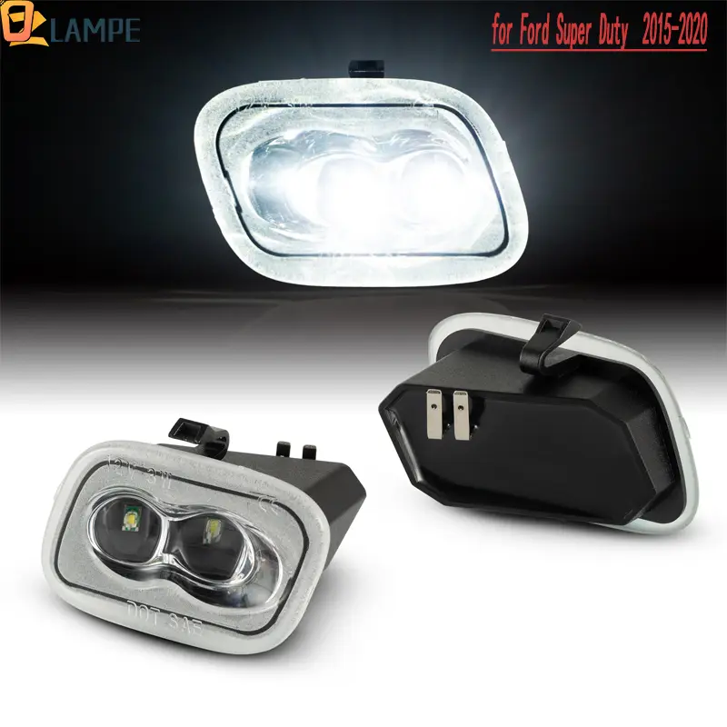 Auto LED Left Right Side Rear View Mirror Puddle Light for Ford Super ...