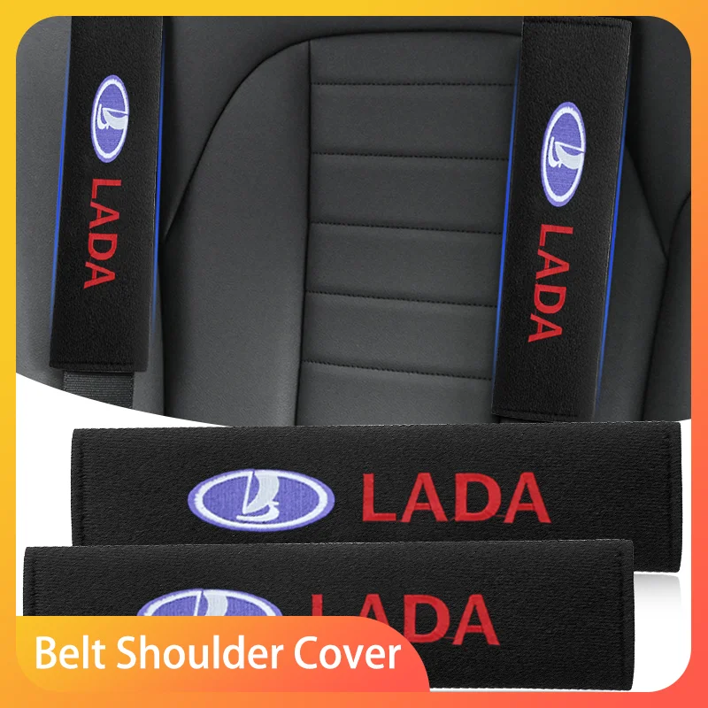

Fashion Car Safety Belt Shoulder Cover Protection Pads For Lada Samara Largus Priora Xray Cross Granta Vesta Niva Kalina