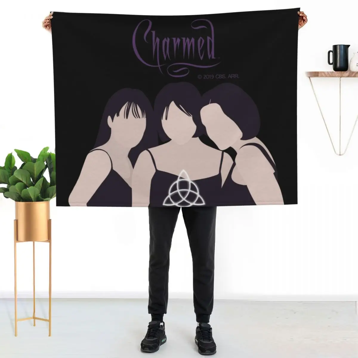 Charmed 1998 Throw Blanket Cozy Microfiber Throw Blanket for Home Bedroom - view 2