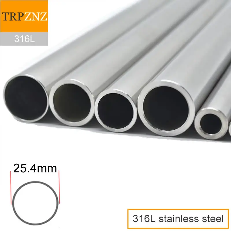 

316L stainless steel tube OD 25.4mm 1inch non-welded pipe Bright inside and outside Sanitary pipe,laboratory food Gas transmis