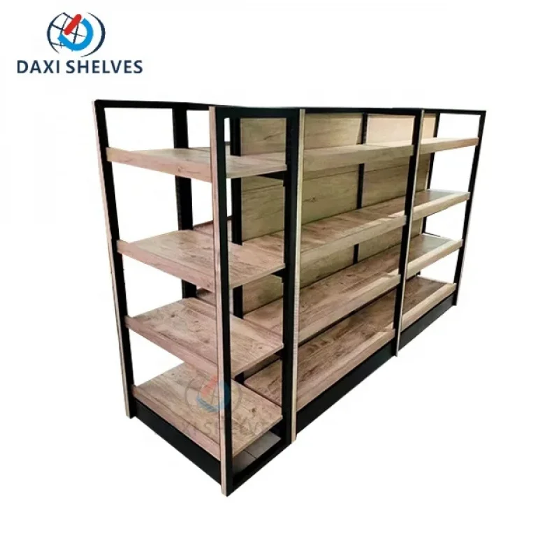 

Customize.OEM ODM Convenience Store Light Duty Wooden Supermarket Display Shelves