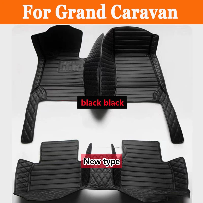 Car Mats Floor For Dodge Grand Caravan 2008~2020 7seat Waterproof Car Floor Mat Ceubre Pisos Para Autos Car Accessories Interior