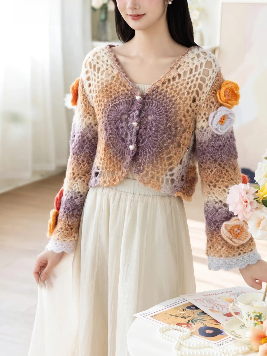 

Набор для вязания своими руками: пряжа, крючок, игла. Комплект для создания одежды SuSuJie Home Brand.