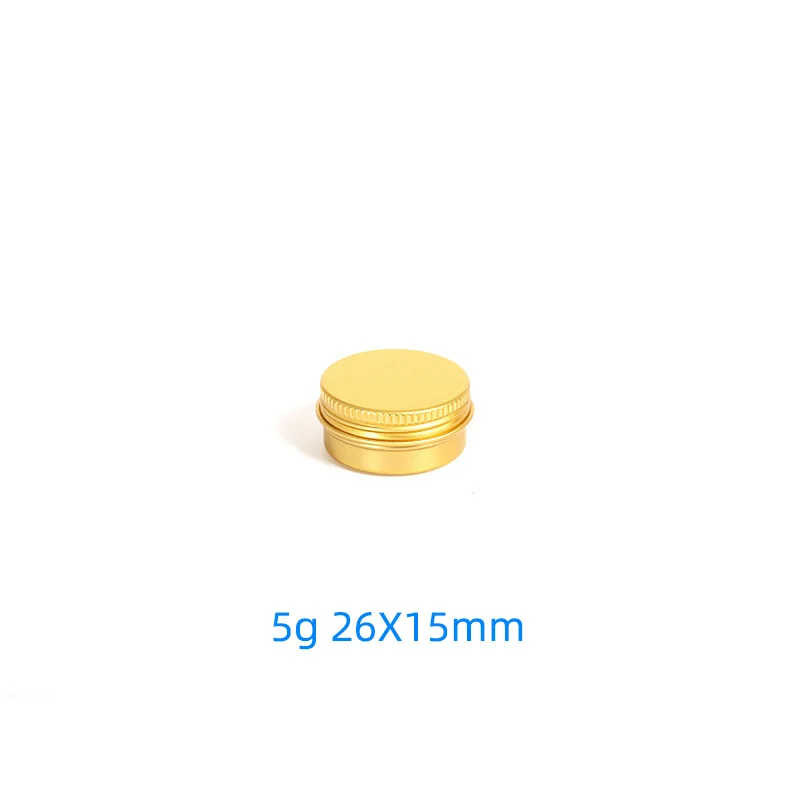 5 10 15 20 30 50 60g Lege Ronde Draagbare Aluminium Doos Metalen Blikjes DIY Crème Hervulbare Zilveren pot Theepot