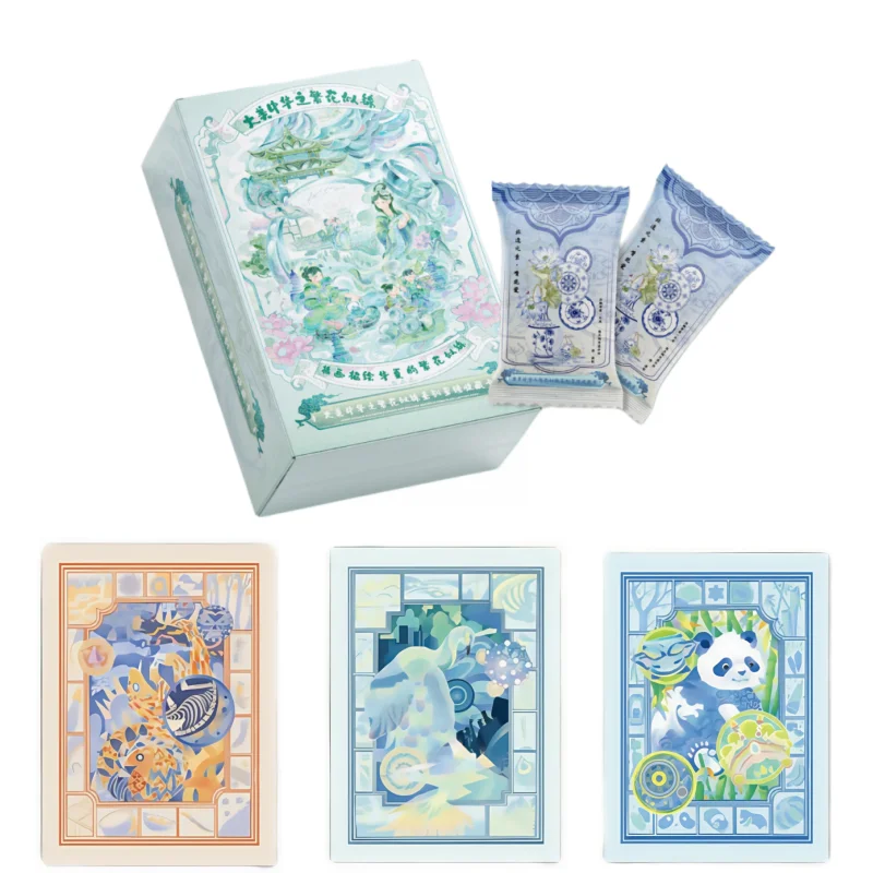 

Official Genuine Great Beauty China Card National Flower Series Animal and Plant Art Collection Toy Card Gift Original Box