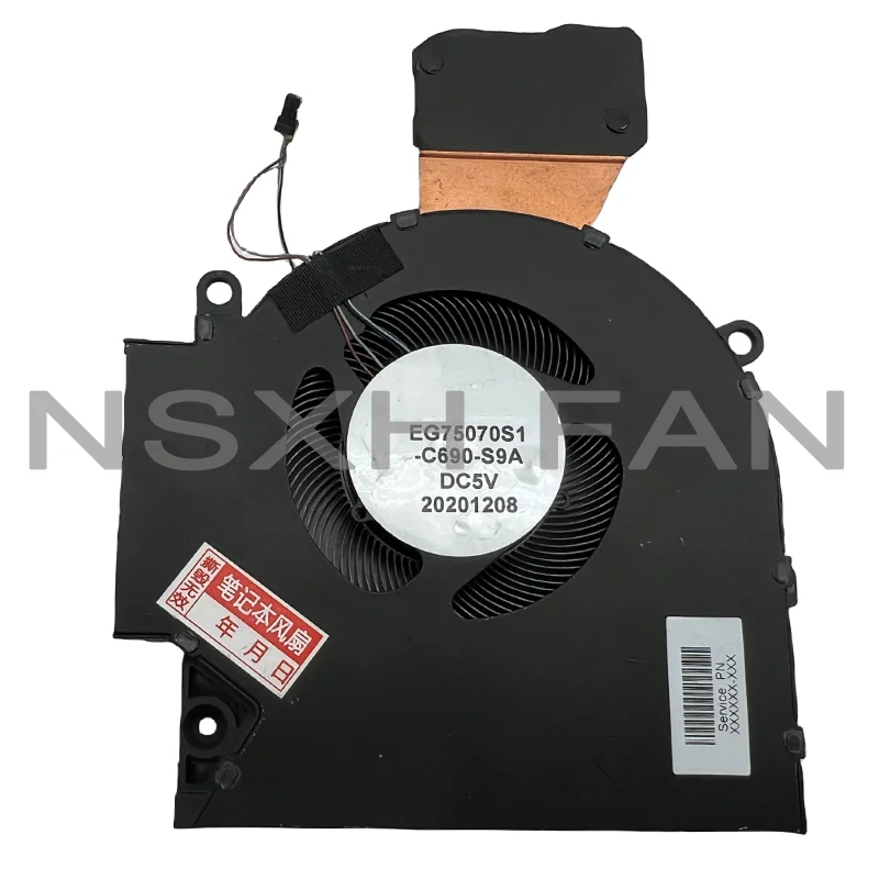 Imagem -05 - Ventilador Cpu Gpu Ômen 16-b Tpn-q265 M75483001 M57160-001 Eg75070s1-c690-s9a Eg75070s1-c680-s9a Ns75c06 20k23 20k24