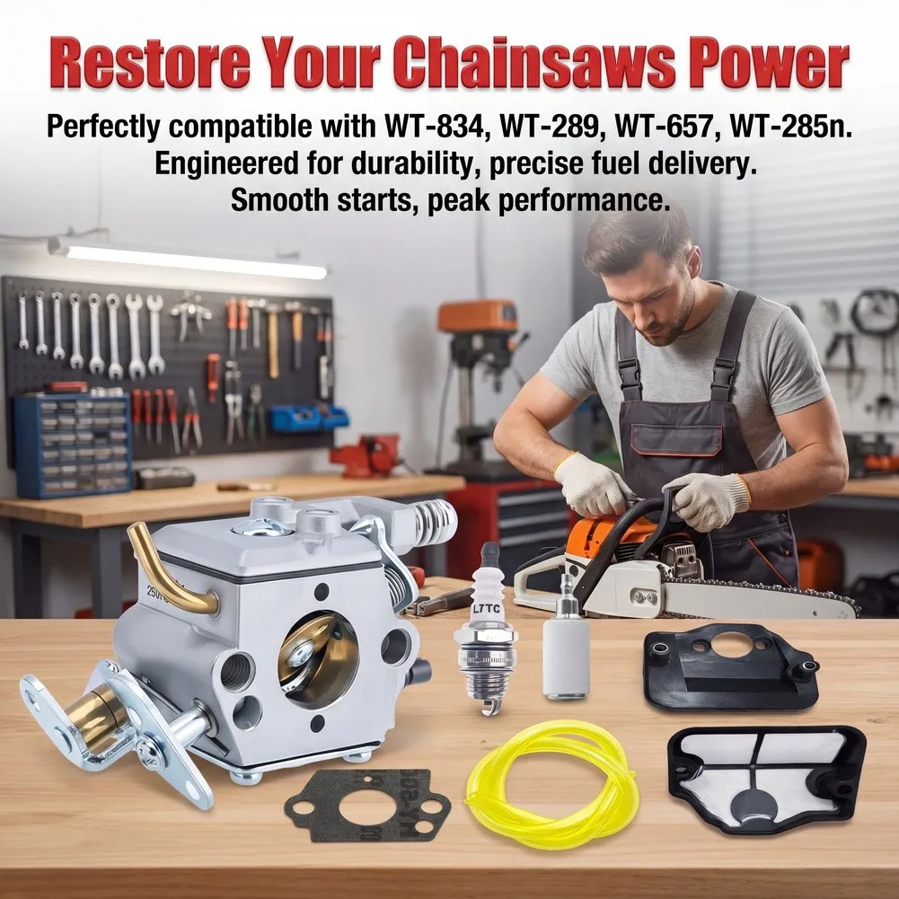 WT-834 Rebuild Kit 136 Carburetor Kit For Engine Rebuilding Comprehensive Maintenance Set Optimal Engine Levels
