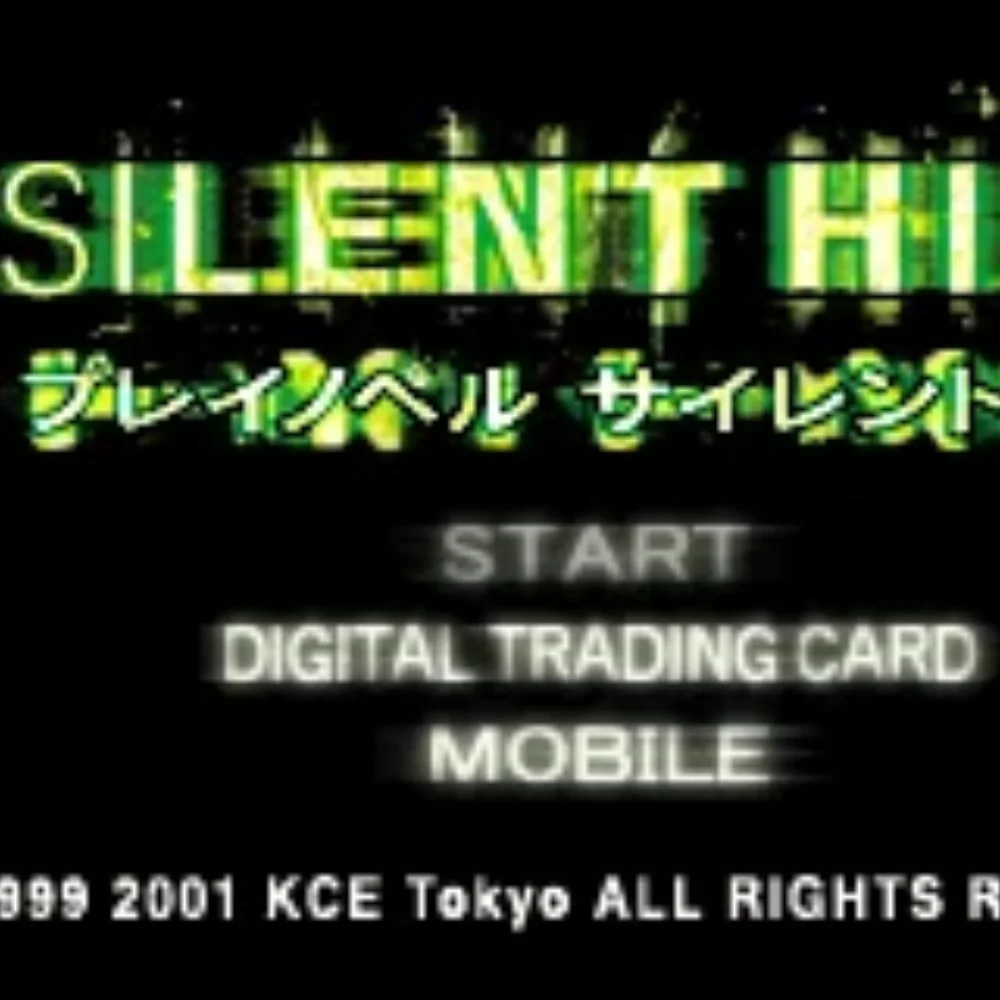 32bit game card : Play Novel - Silent Hill ( Japan Version!! )