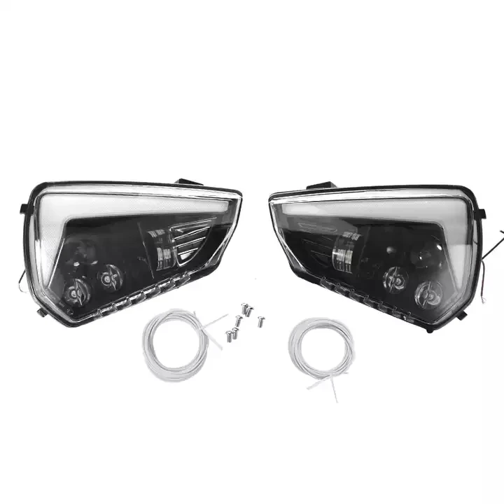 Atv headlight Front LED headlight DRL with yellow turn signal light  For Can-Am Ryker ACE 900