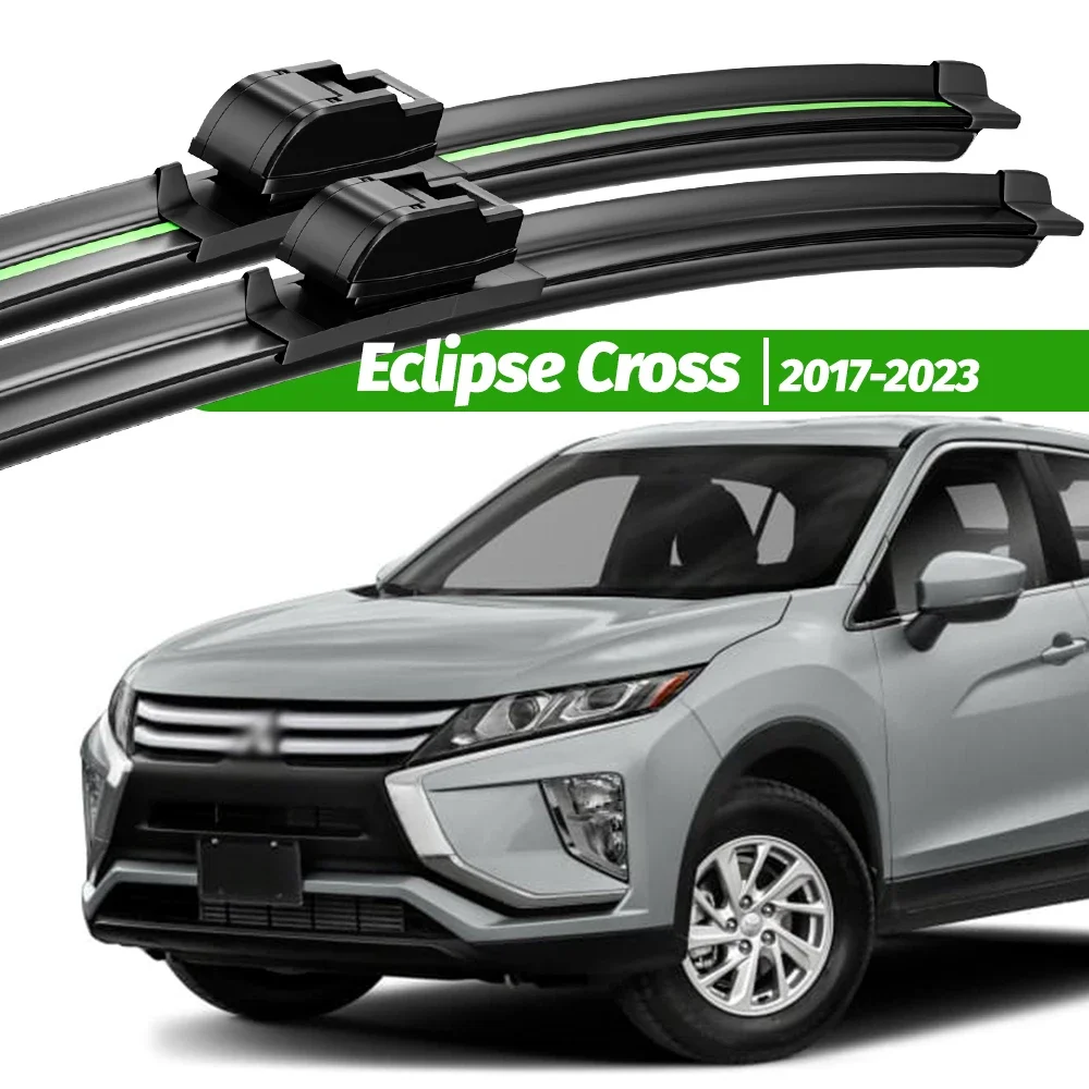 

For Mitsubishi Eclipse Cross 2017-2023 2pcs Front Windshield Wiper Blades 2018 2019 2020 2021 2022 Windscreen Window Accessories