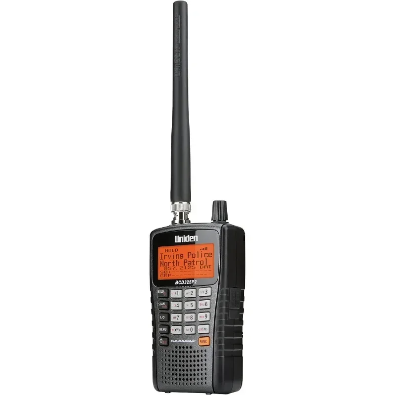 Uniden BCD325P2 Handheld TrunkTracker V Scanner. 25,000 dynamic allocations, location-based scans and S.A.M.E. weather alerts.