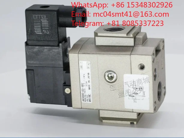 Slow Start Air Solenoid Valve AV2000/3000/4000/5000 02 03 Multiple Coil Types Pneumatic Control Replacement Valve For Machinery