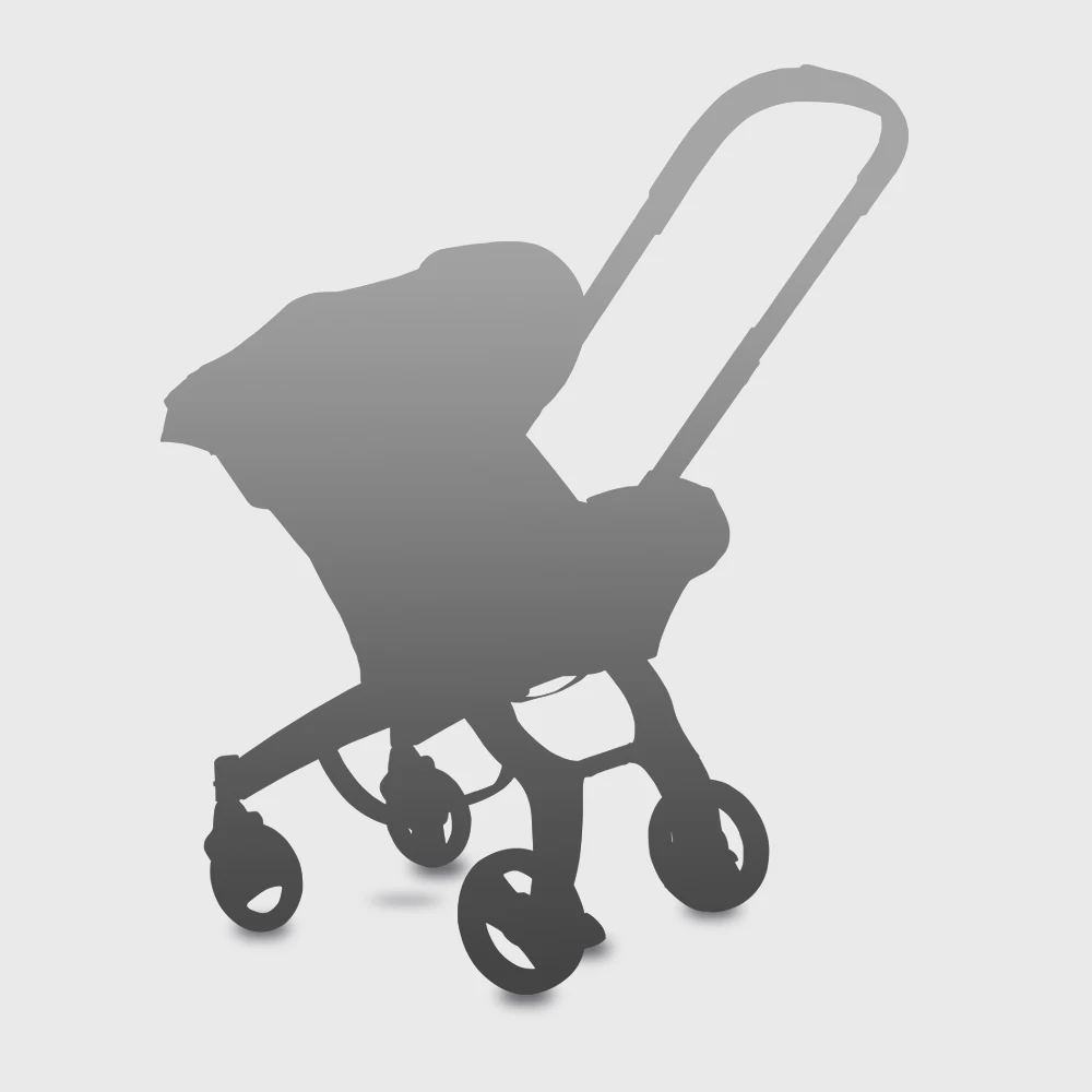 Luxury Stroller Baby 4 in 1 Trolley Newborn Baby Car Seat Stroller Travel Pram Stroller Baby Bassinet Pushchair Carriage Basket