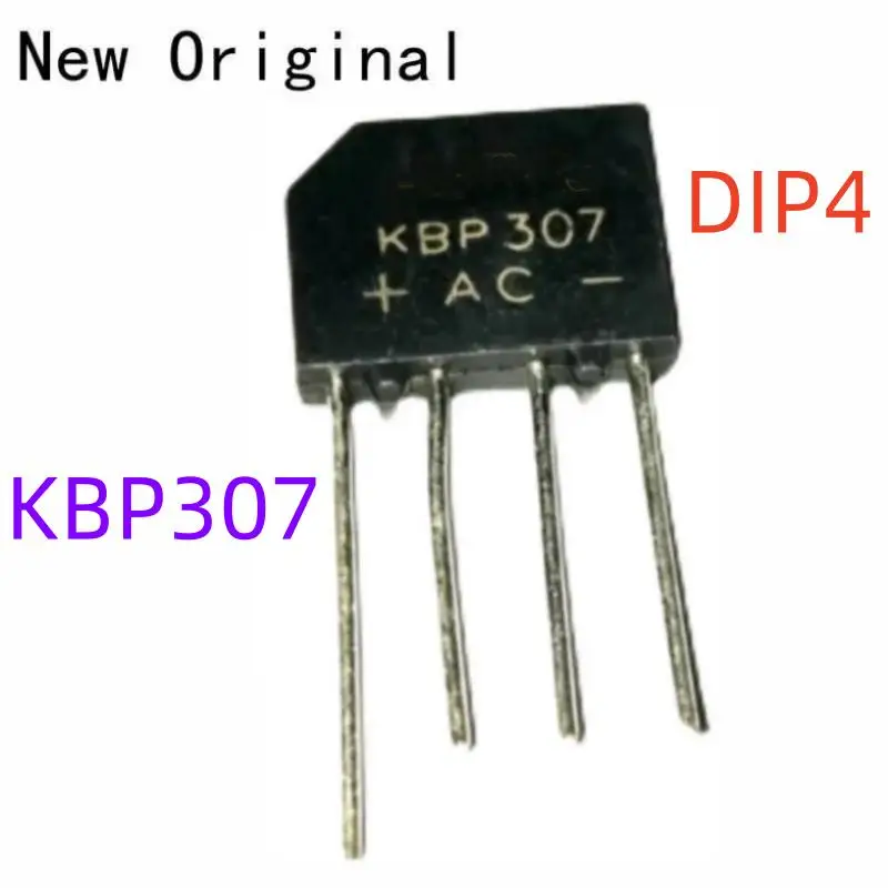 Kbp307 Dip4 New and Original Voltage Range 50 to 1000 Volts Current 3.0 Amperes