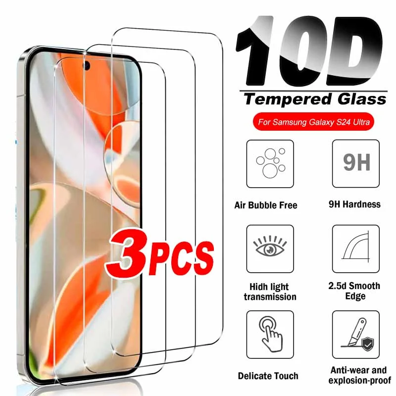 3Pcs For Google Pixel 9 Pro XL Protective Glass HD 9H High Aluminum Tempered Glass Film Pixel9 8 8A 7 7A 6 A 5G Screen Protector