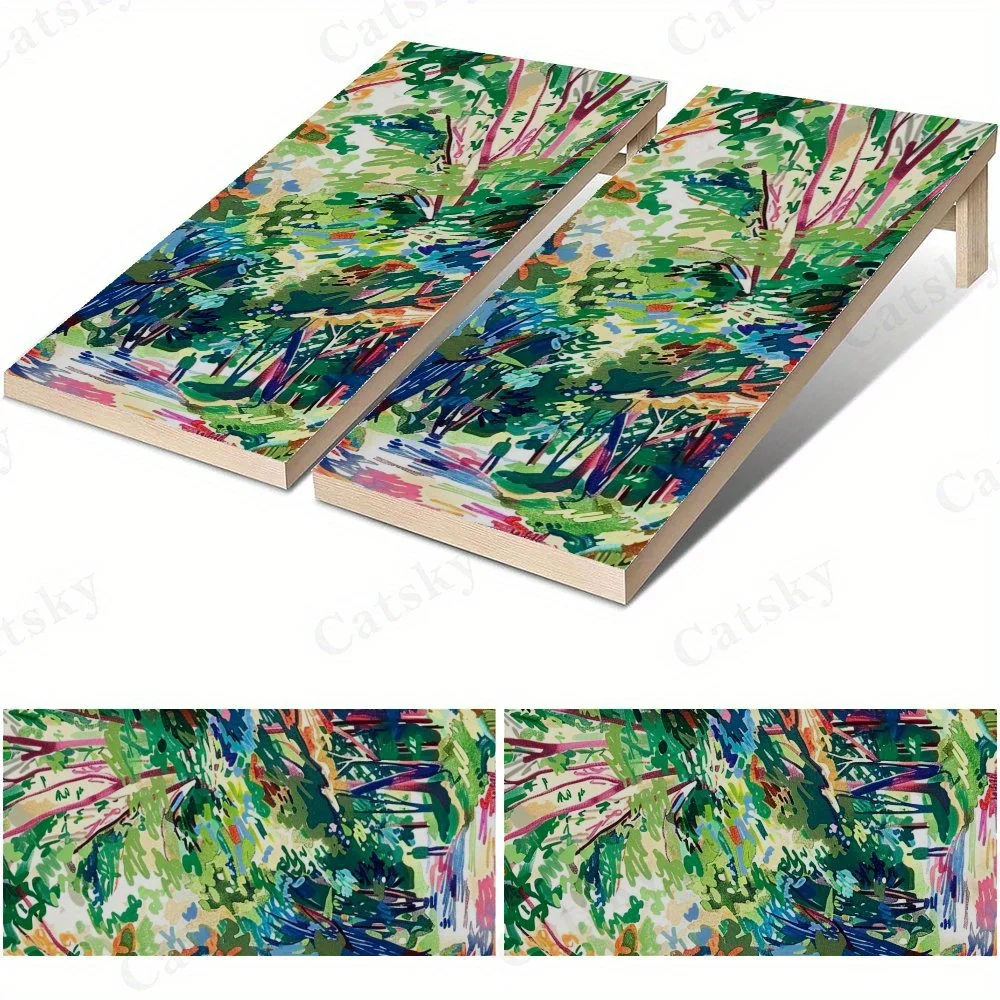 

Colorful Forest Path Sandbag Board Sticker.This sandbag board sticker is made from high-quality materials, offering excellent