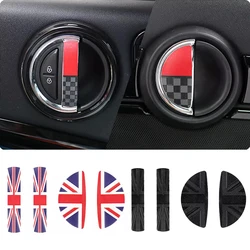 For MINI Cooper JCW F54 F55 F56 F57 F60 R55 R56 R58 R59 R60 R61 Countryman Clubman Accessories Car Interior Door Handle Sticker